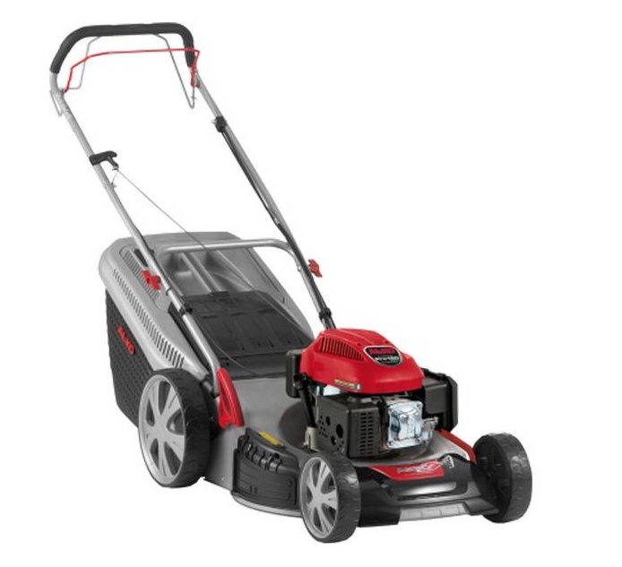 Benzinová sekačka AL-KO Silver 524 SP-A Premium s výkonem 2300 W, šířkou záběru 51 cm a pohonem kol.