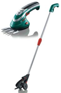 Nůžky na trávu Bosch Aku Isio 3 + telekospická tyč